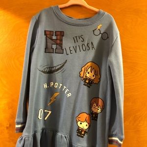 Harry Potter Dress uneven bottom hem design